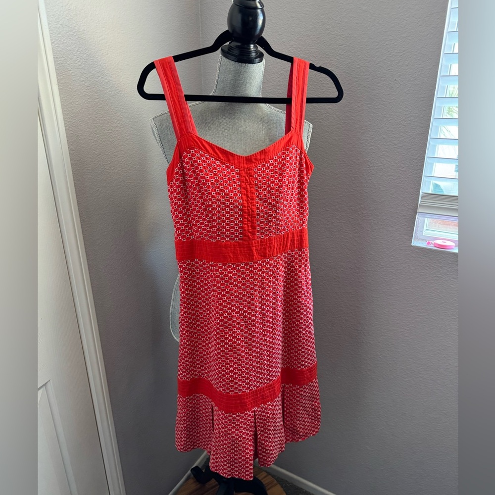 Tory Burch Vibrant Orange Fabric